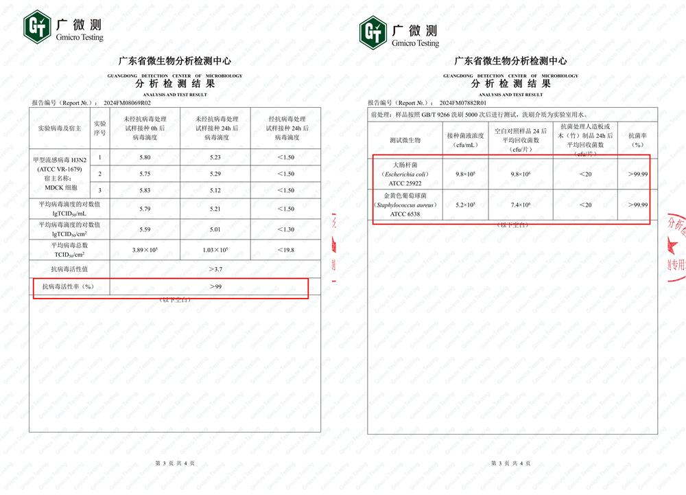 抗菌抗病毒热康板